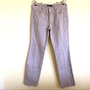 Vertigo Paris Jeans Mid Rise Straight Leg Beige 30